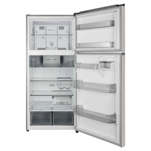 CHiQ 515L Top Mount Fridge Stainless Steel CTM512NSS5E, Front View With Door Open