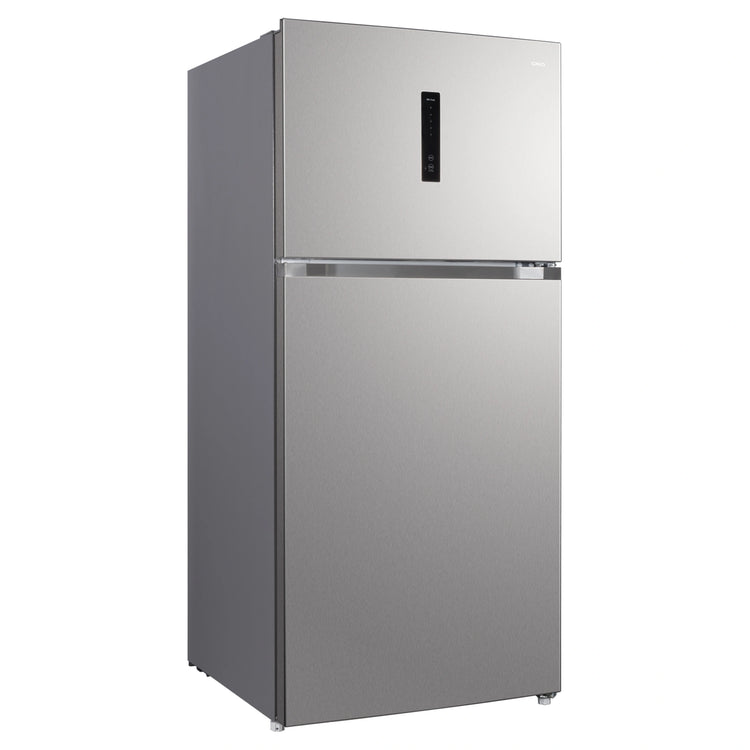 CHiQ 515L Top Mount Fridge Stainless Steel CTM512NSS5E, Left Side View