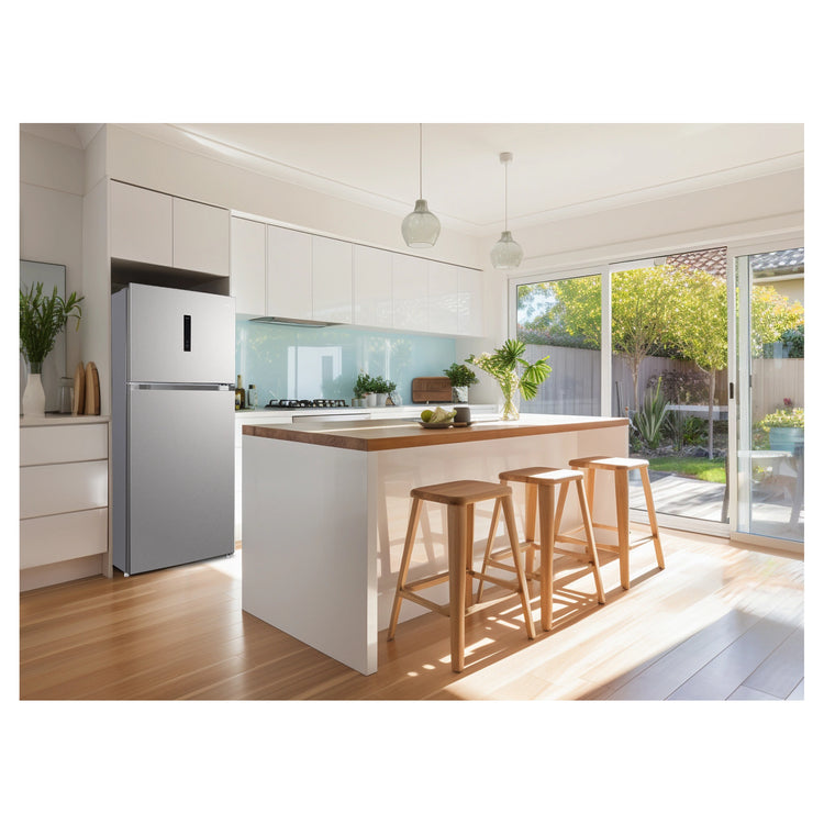 CHiQ 515L Top Mount Fridge Stainless Steel CTM512NSS5E, Lifestyle View