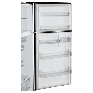 CHiQ Top Mount Fridge Black Steel CTM513NBS5E, Door Shelf View
