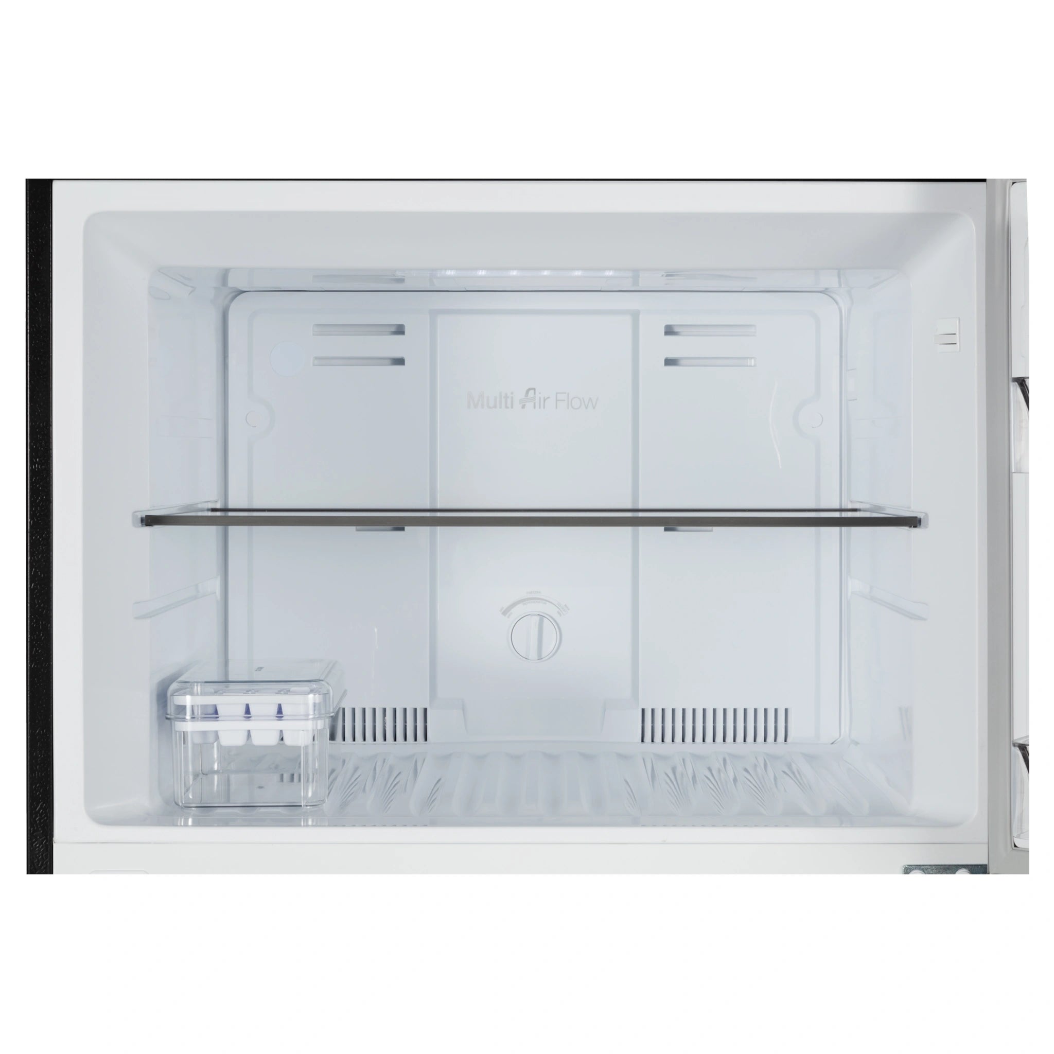 CHiQ Top Mount Fridge Black Steel CTM513NBS5E, Freezer Zone View