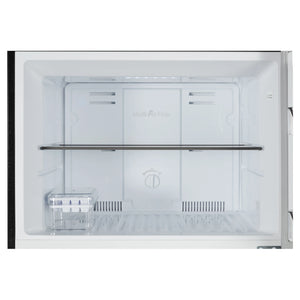 CHiQ Top Mount Fridge Black Steel CTM513NBS5E, Freezer Zone View