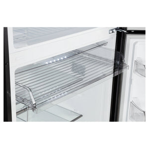 CHiQ Top Mount Fridge Black Steel CTM513NBS5E, Fresh Zone View