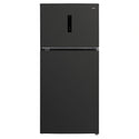 CHiQ Top Mount Fridge Black Steel CTM513NBS5E, Front View