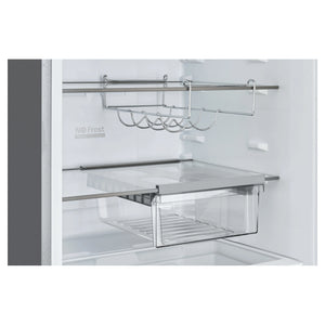 CHiQ Top Mount Fridge Black Steel CTM513NBS5E, Hanging Drawer View