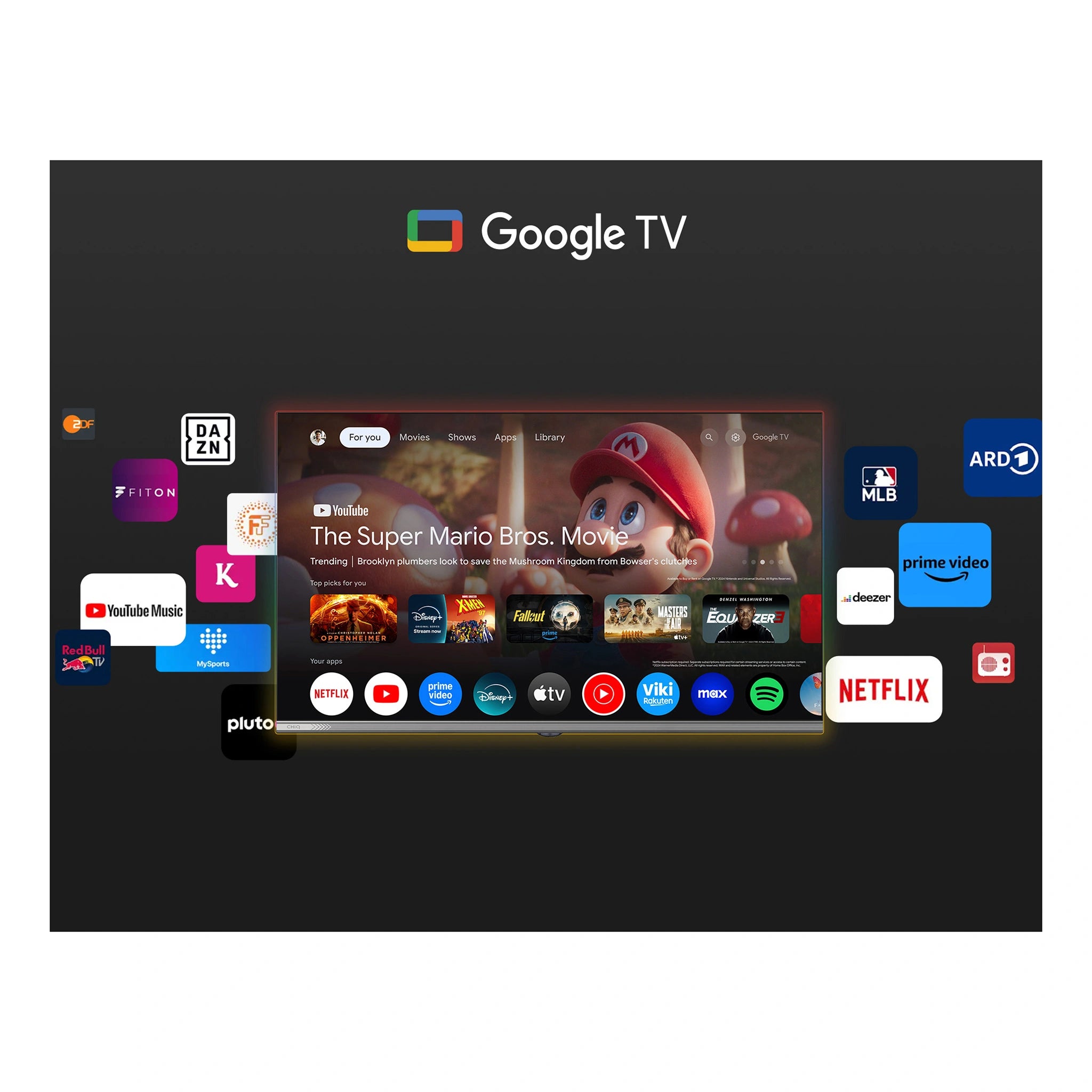 CHiQ 32 Inch Portable Caravan HD Google TV L32M9P, Feature 2