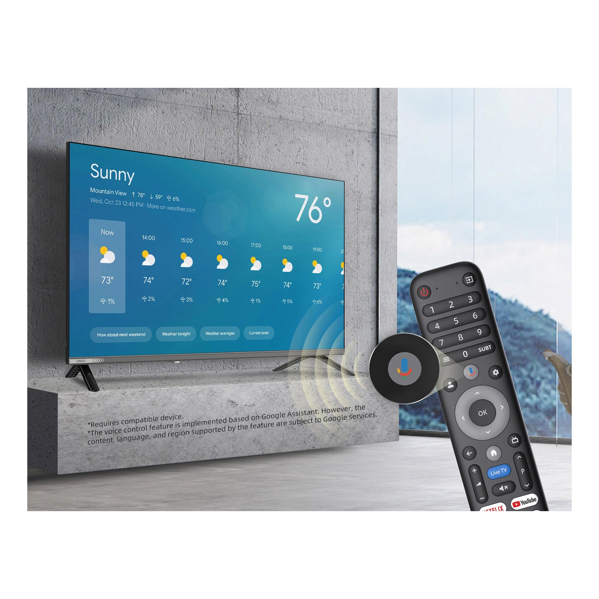 CHiQ L40M10 40 Inch M10 Full HD Smart LED Google TV