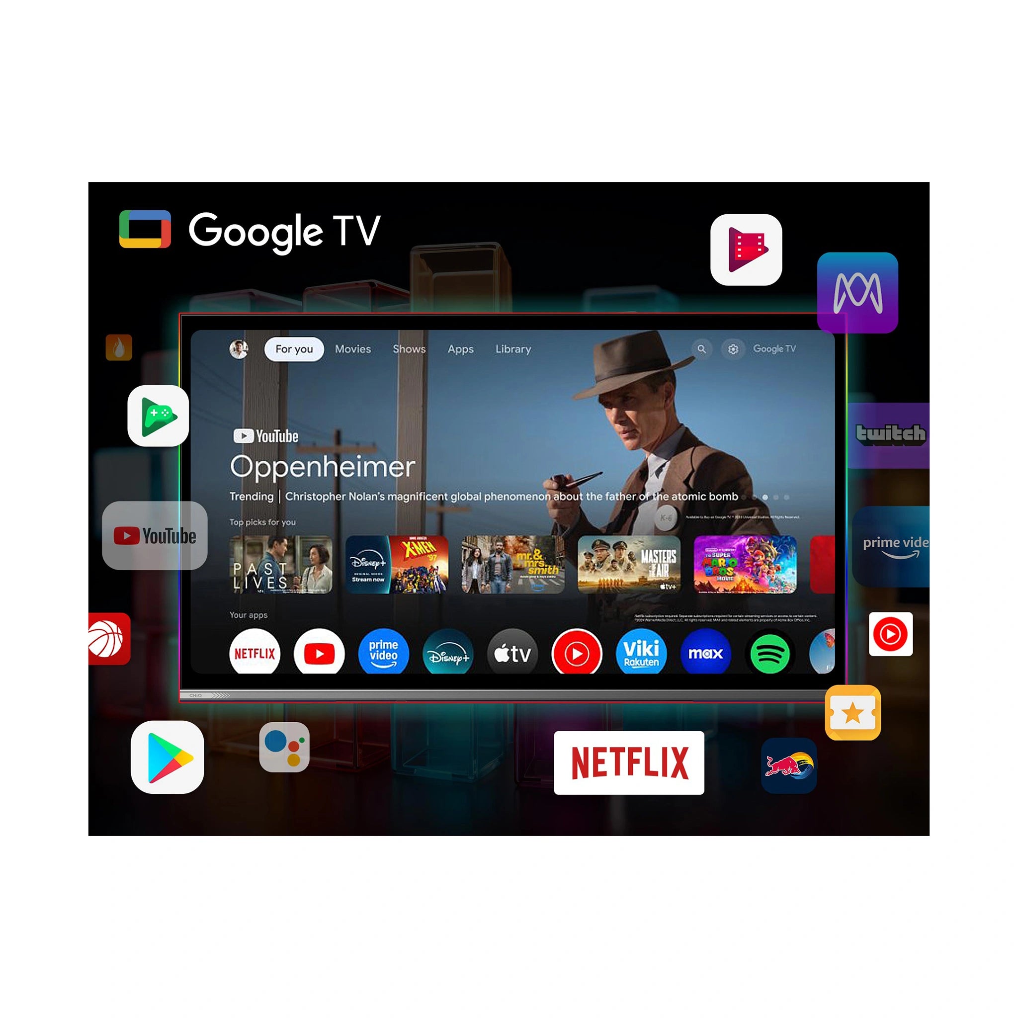 CHiQ 43 Inch 4K QLED Google TV U43QM10, Feature 8