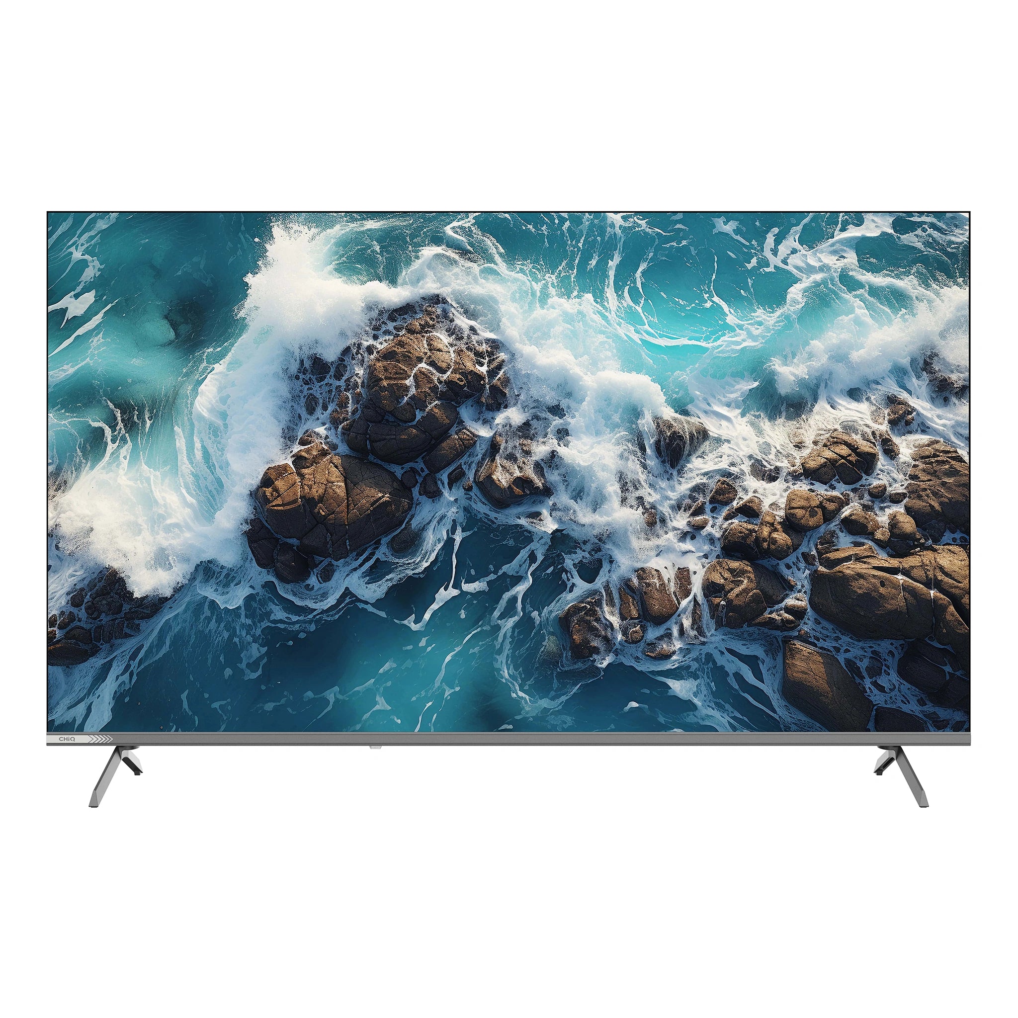 CHiQ 50 Inch 4K QLED Google TV U50QM10, Front View