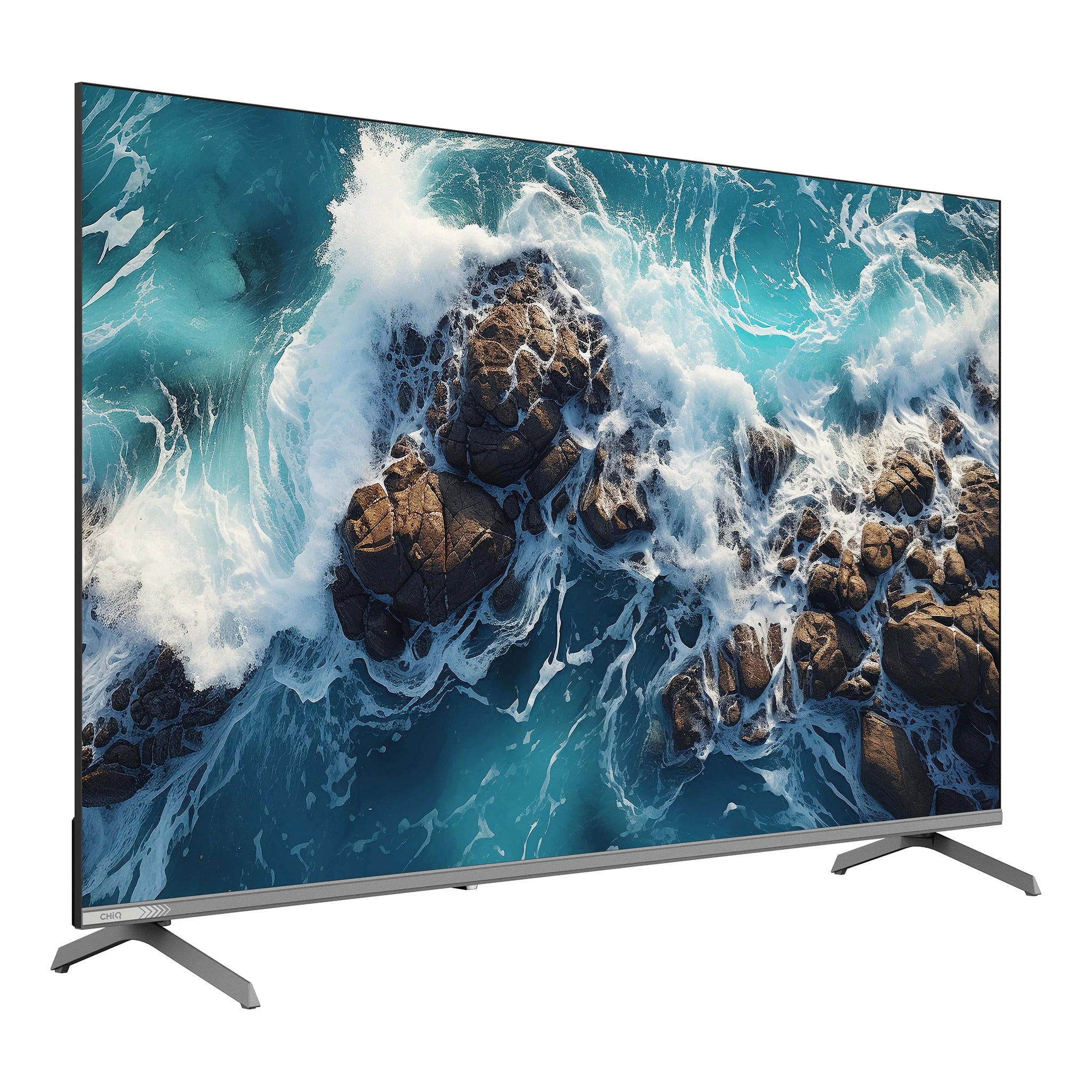 CHiQ 50 Inch 4K QLED Google TV U50QM10, Left Side View