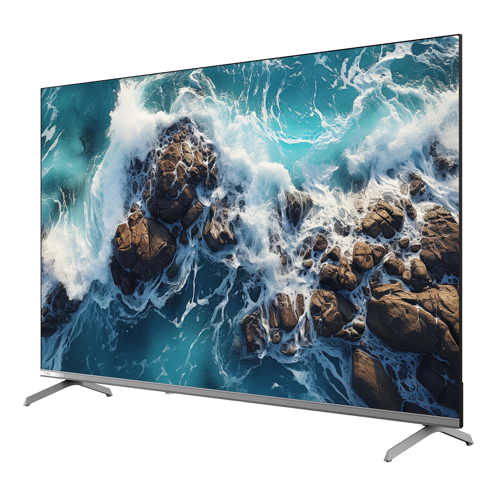 CHiQ 55 Inch 4K QLED Google TV U55QM10, Right Side View