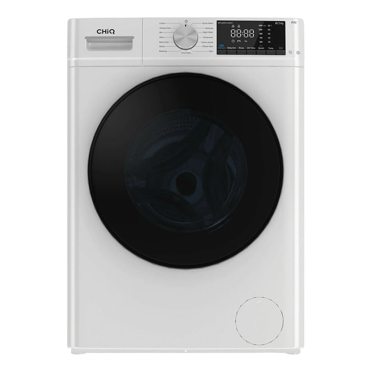 CHiQ 8.5kg Front Load Washer - White WFL85PL48W1, Front View