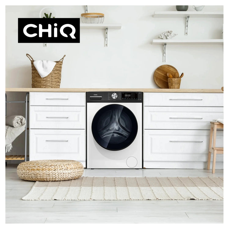 CHiQ 8.5Kg White Front Load Washer WFL85SW1, Lifestyle View
