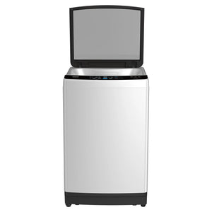 CHiQ 6.5kg Top Load Washer – White WTL65FDW, Front Door Open View