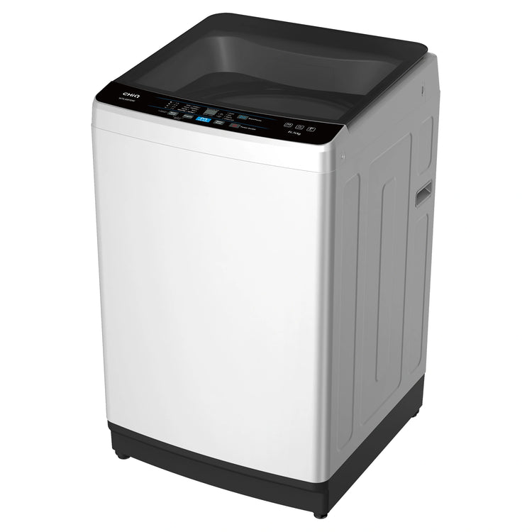 CHiQ 6.5kg Top Load Washer – White WTL65FDW, Left Side View