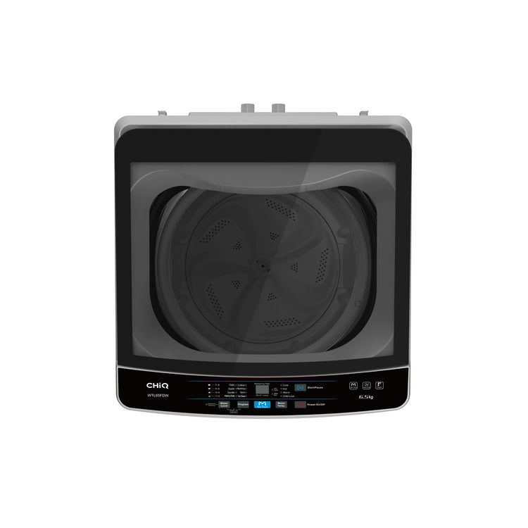 CHiQ 6.5kg Top Load Washer White WTL65FDW, Top View