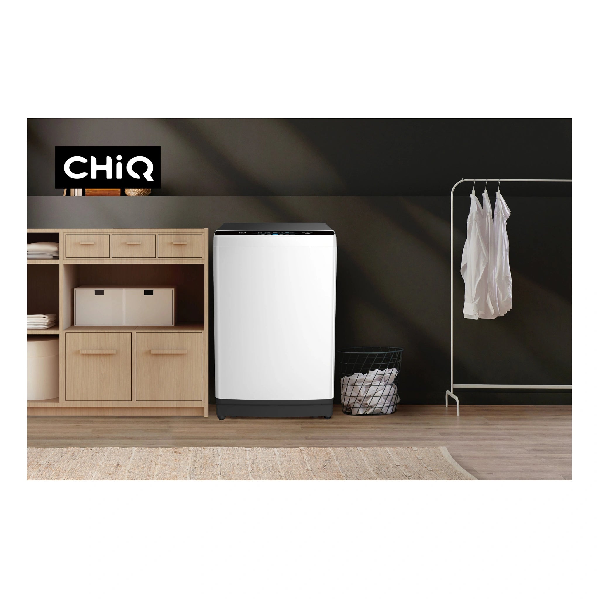 CHiQ 8kg Top Load Washer – White WTL80FDW, Lifestyle