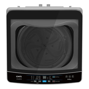 CHiQ 8kg Top Load Washer – White WTL80FDW, Top View