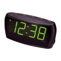 Lenoxx CR85 AM/FM Clock Radio - Black, Image 1