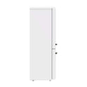 CHiQ 231L Retro Bottom Mount Fridge White CRBM227NW, Side view