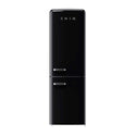 CHiQ 231L Bottom Mount Fridge Black CRBM229NB, Front view