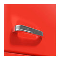 CHiQ 202L Top Mount Fridge Red CRTM197NR, Door handle view