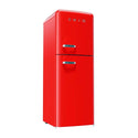 CHiQ 202L Top Mount Fridge Red CRTM197NR, Front right view