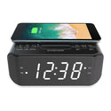 Lenoxx CRW25 Wireless Charging Radio Alarm Clock, Image 1