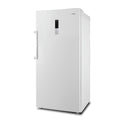CHiQ 311L Hybrid Fridge Freezer White CSH311NWR, Front left view