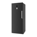 CHiQ 380L Hybrid Fridge Freezer Dark Steel CSH379NBSL2, Front left view 