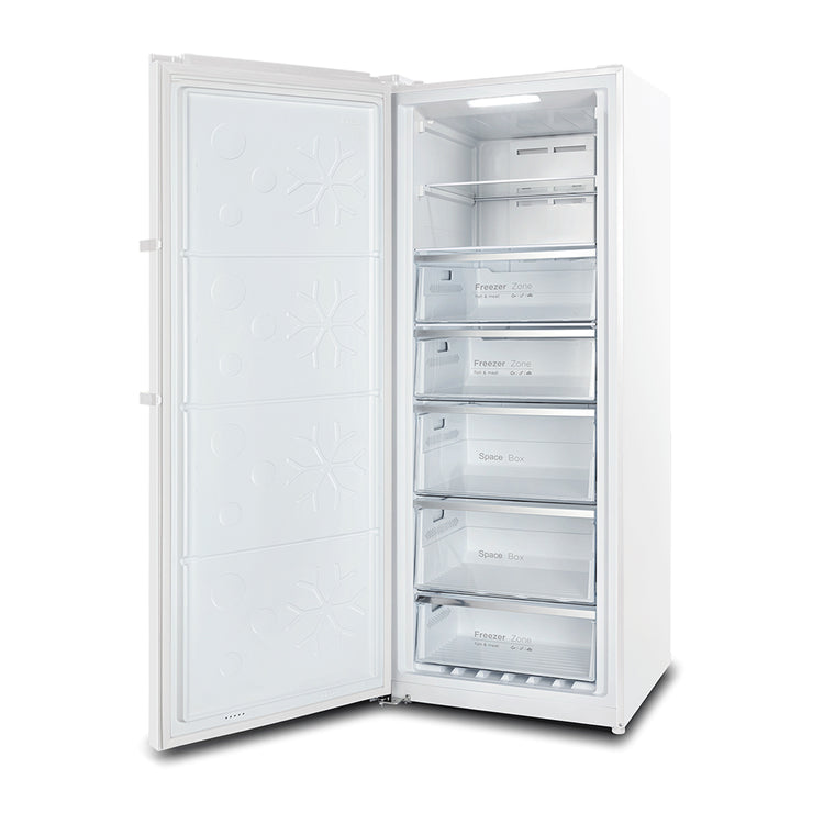 CHiQ CSH380NWL2 380L Frost Free Hybrid Upright Freezer (Left Hinged)