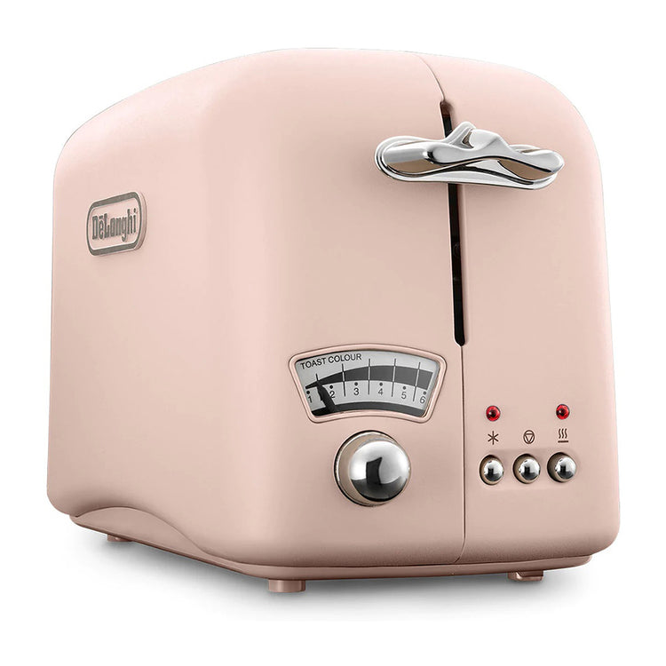 DeLonghi CT02PK Pink 2-Slice Toaster Appliance Giant