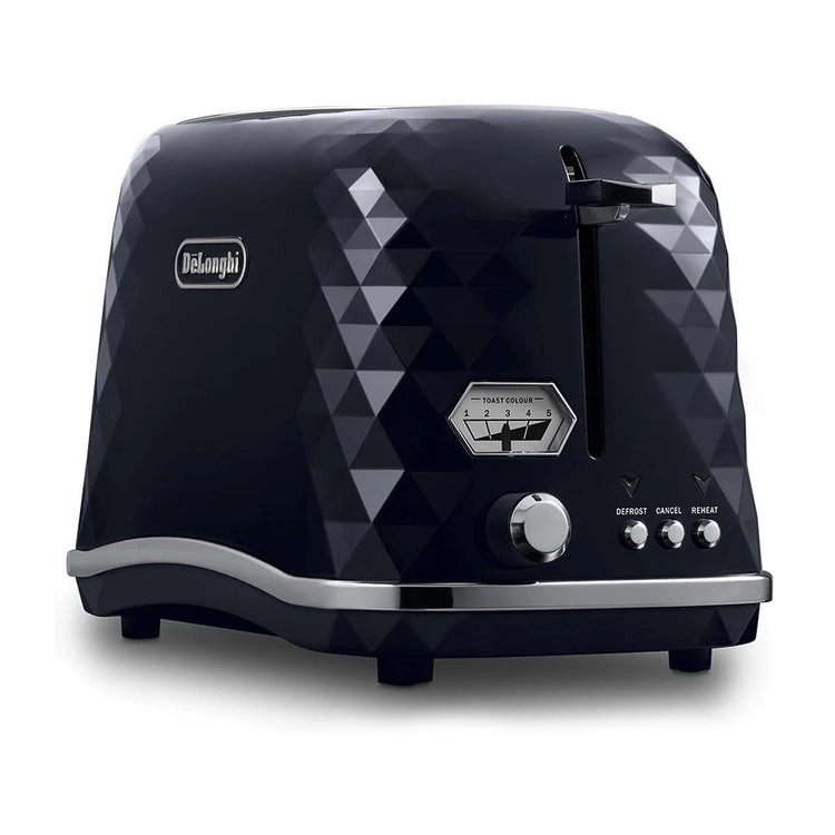 DeLonghi CTJX2003BK Brillante Exclusive 2 Slice Black Toaster