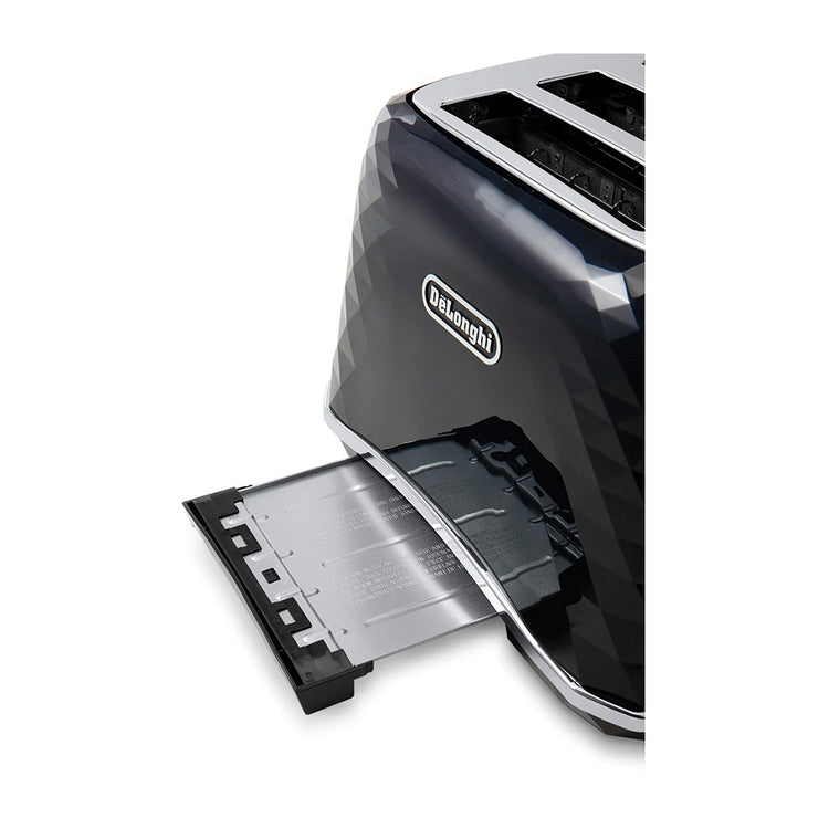 DeLonghi CTJX4003BK Brillante Exclusive 4 Slice Black Toaster