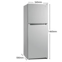 CHiQ CTM200NSS 202L Top Mount Fridge Stainless Steel