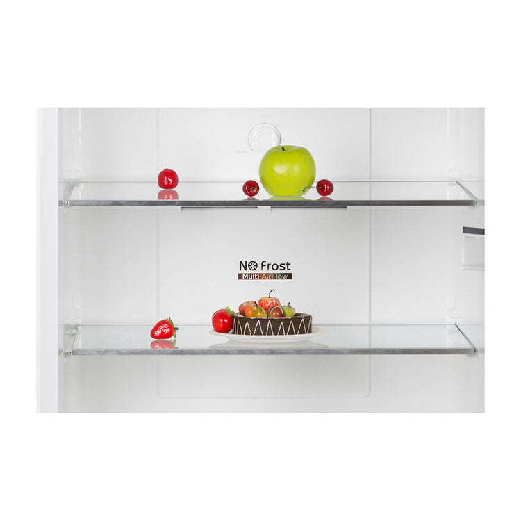 CHiQ CTM216W Top Mount Fridge, Glass shelf view 