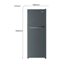 CHiQ 297L Top Mount Fridge CTM296NBS, Dimensions