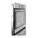 Chef CVE662SA 60cm Electric Built-In Double Oven, Side view