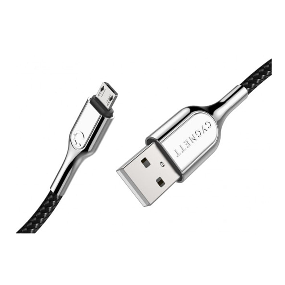 Cygnett CY2672PCCAM Micro USB to USB-A Braided Black 1m