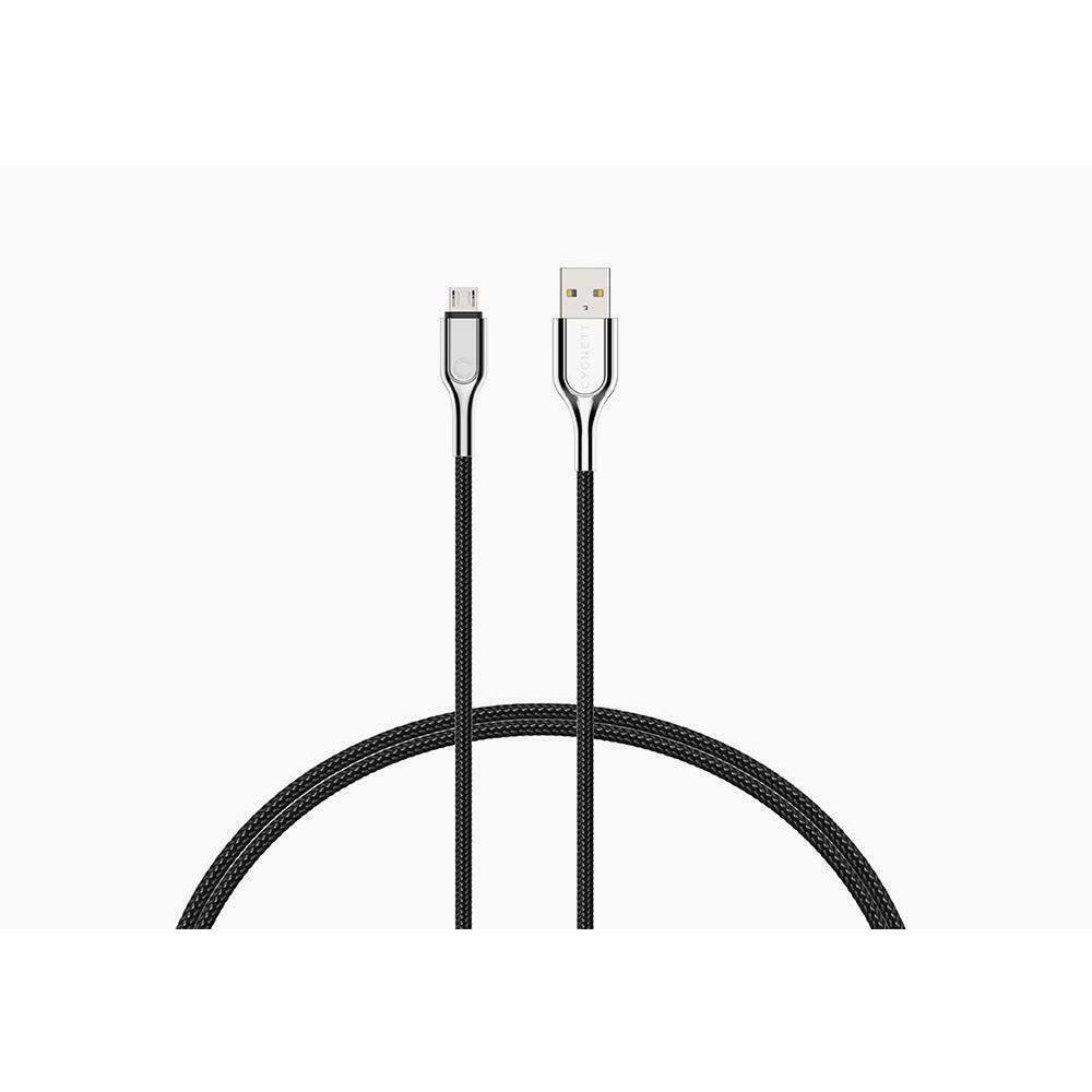 Cygnett CY2673PCCAM Micro USB to USB-A Braided Black 2m