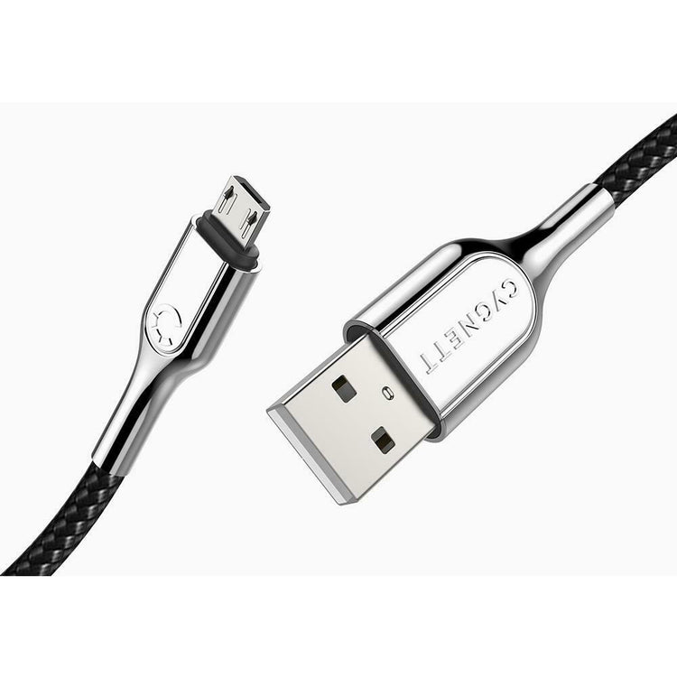 Cygnett CY2673PCCAM Micro USB to USB-A Braided Black 2m
