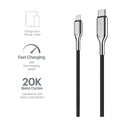 Cygnett CY2801PCCCL 2m Black Lightning to USB-C Cable