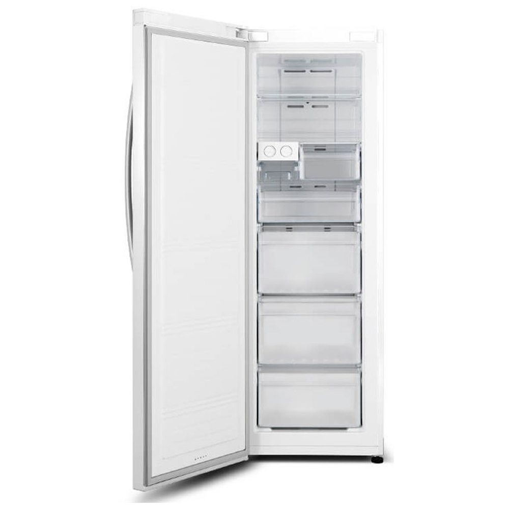 Hisense HR6VFF280D 280L Upright Freezer, Front view with open door