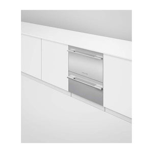 Fisher & Paykel DD60DI9 Integrated Double DishDrawer Dishwasher, Front left view 