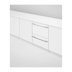 Fisher & Paykel DD60DI9 Integrated Double DishDrawer Dishwasher, Front left view