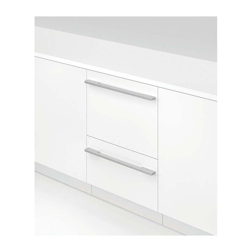 Fisher & Paykel DD60DTX6I1 Integrated Double DishDrawer Dishwasher, Front left view