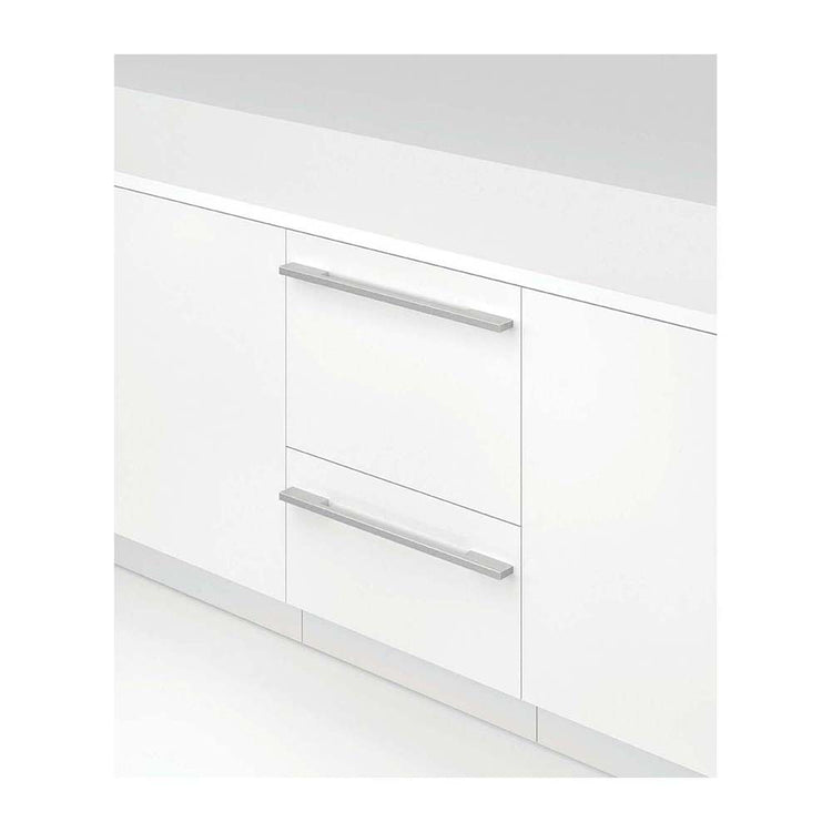 Fisher & Paykel DD60DTX6I1 Integrated Double DishDrawer Dishwasher, Front left view