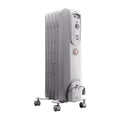 DeLonghi DL1001T Thermo 1000W White Oil Column Heater w/Timer