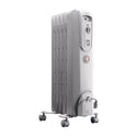 DeLonghi DL1001T Thermo 1000W White Oil Column Heater w/Timer