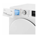LG DVH4508W 8kg Heat Pump Dryer, Top front view with drawer